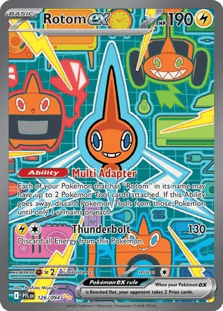 Rotom ex 126/094 - Phantasmal Flames - Holofoil