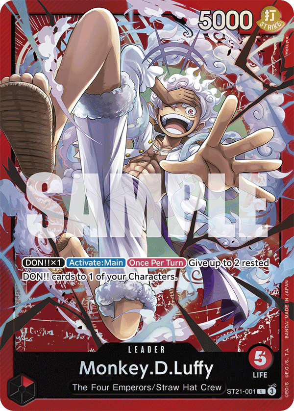 Monkey.D.Luffy ST21-001 promo kaart