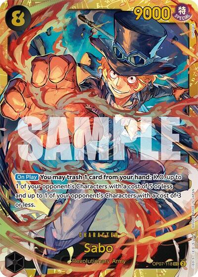 Sabo OP07-118 - 500 Years in the Future - Foil