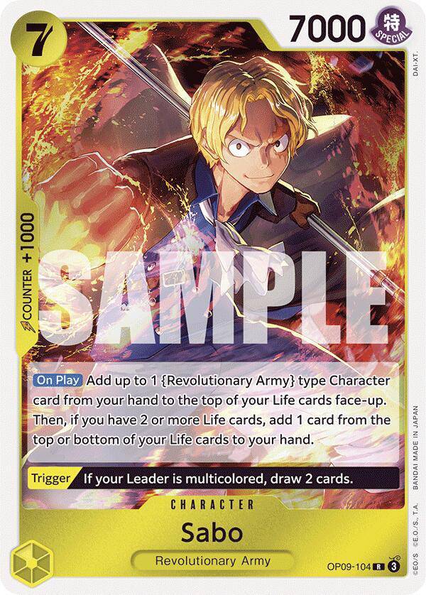Sabo OP09-104 - Emperors in the New World - Foil