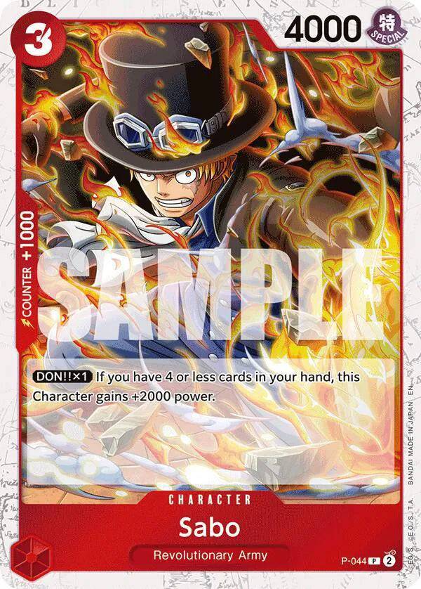 Sabo (Pirate Foil) P-044 - The Best Vol.2 - Foil
