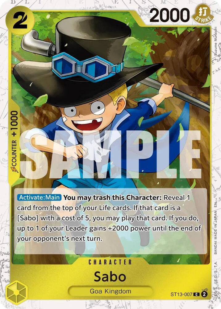 Sabo (Pirate Foil) ST13-007 - The Best Vol.2 - Foil