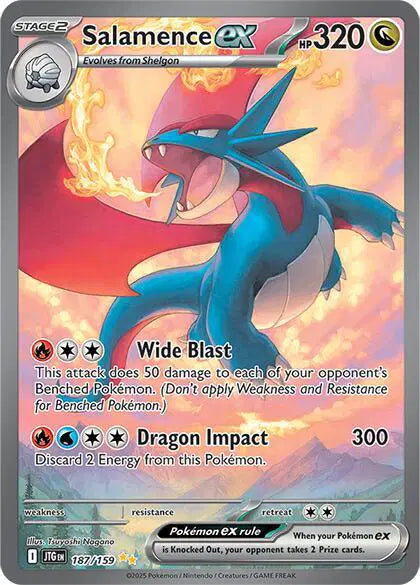 Salamence ex 187/159 - Journey Together - Holofoil