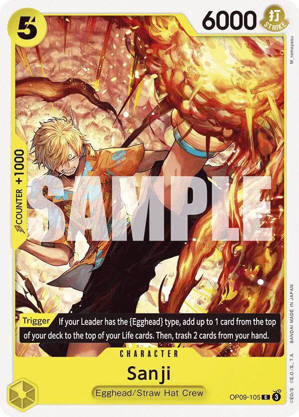 Sanji OP09-105 - Emperors in the New World - Normal
