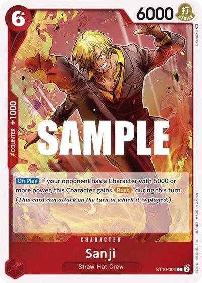 Sanji ST10-004 - Starter Deck 10: Ultimate Deck: The Three Captains - Foil