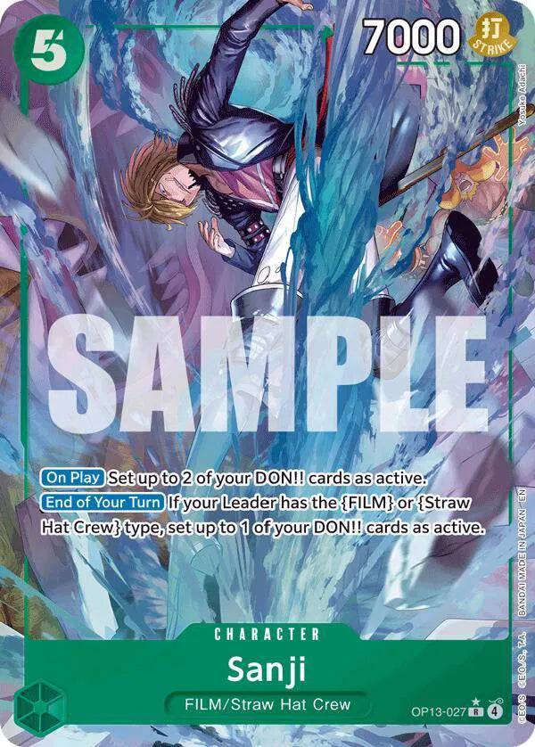 Sanji (Alternate Art) OP13-027 - Carrying On His Will - Foil