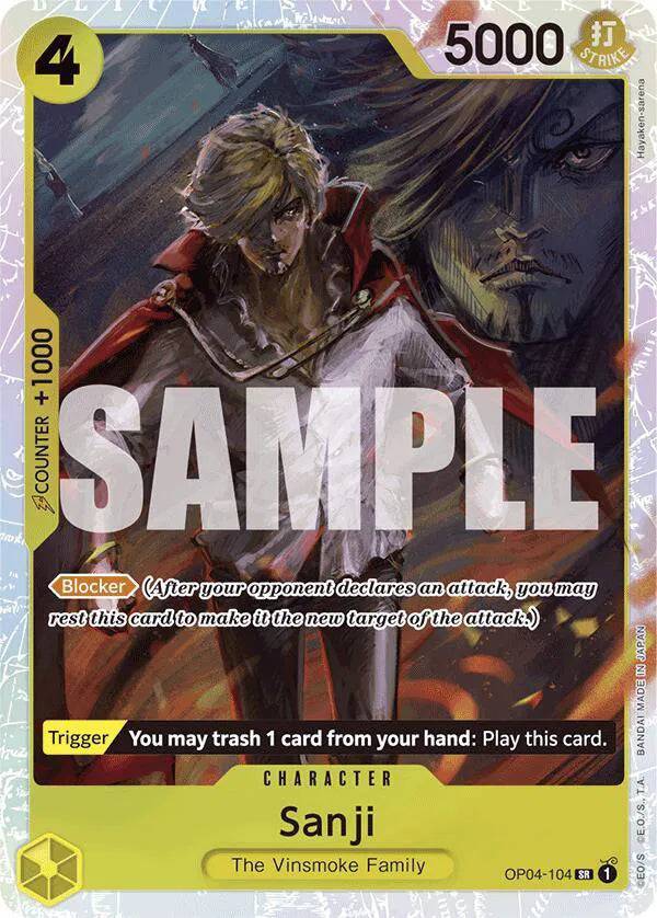 Sanji (Reprint) OP04-104 - The Best - Foil