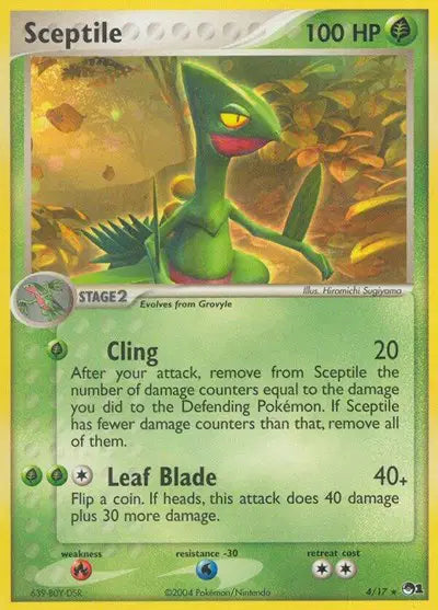 Sceptile 4/17 - POP Series 1 - Holofoil