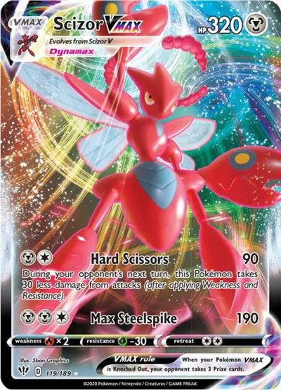 Scizor VMAX 119/189 - Darkness Ablaze - Holofoil