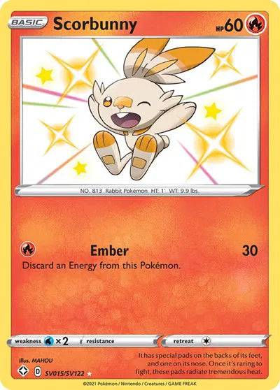 Scorbunny SV015/SV122 - Shining Fates: Shiny Vault - Holofoil
