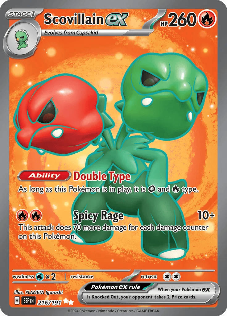 Scovillain ex 216/191 - Surging Sparks - Holofoil