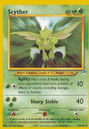 Scyther 55/105 - Neo Destiny (Unlimited) - Normal
