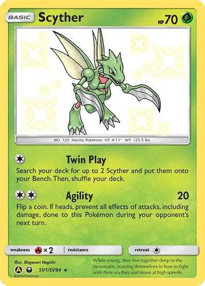 Scyther SV1/SV94 - Hidden Fates: Shiny Vault - Holofoil