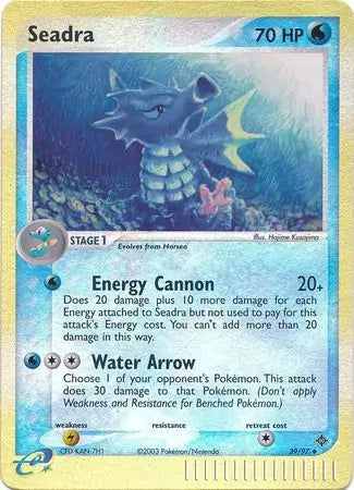 Seadra 39/97 - EX Dragon - Reverse Holofoil