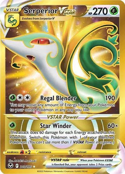 Serperior VSTAR 210/195 - Silver Tempest - Holofoil