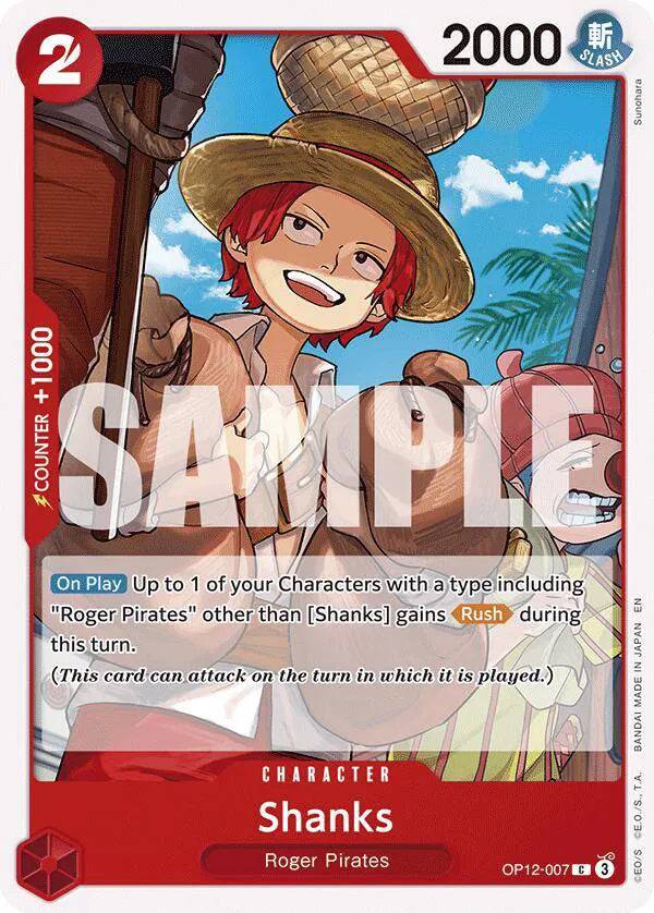 Shanks OP12-007 - Legacy of the Master - Normal