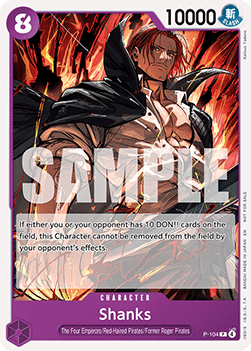 Shanks P-104 - Promotion Cards - Normal