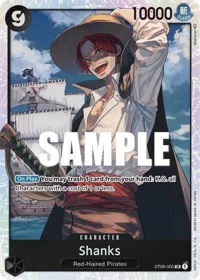 Shanks ST08-005 - Starter Deck 8: Monkey.D.Luffy - Foil