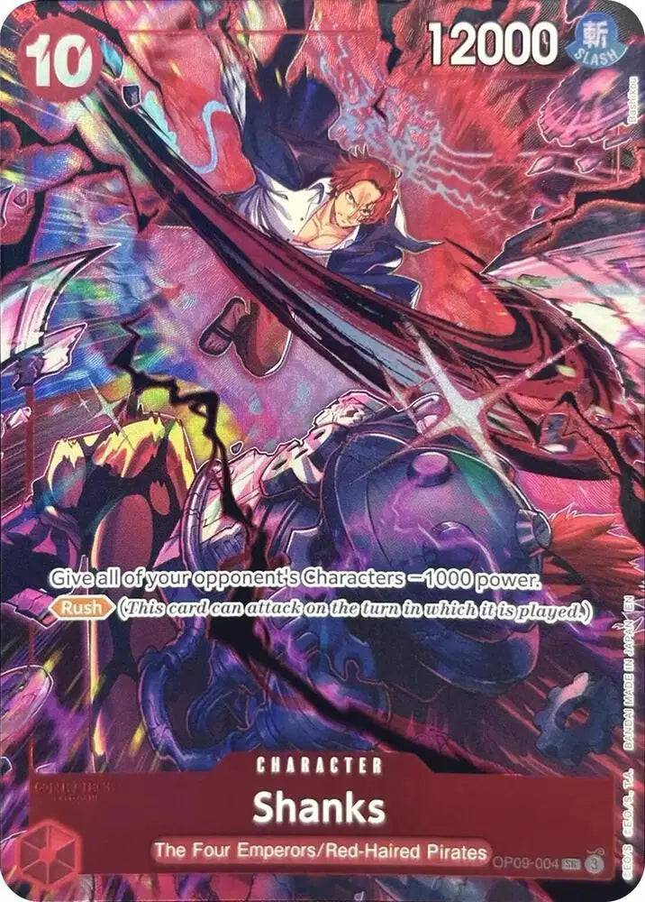 Shanks (2nd Anniversary Set) OP09-004 - Promotion Cards - Foil
