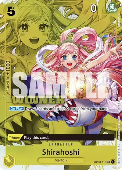 Shirahoshi (Winner Pack Vol. 6) OP03-116 - Promotion Cards - Foil