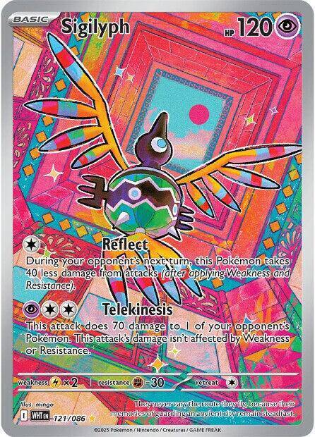 Sigilyph 121/086 – White Flare – Holofoil