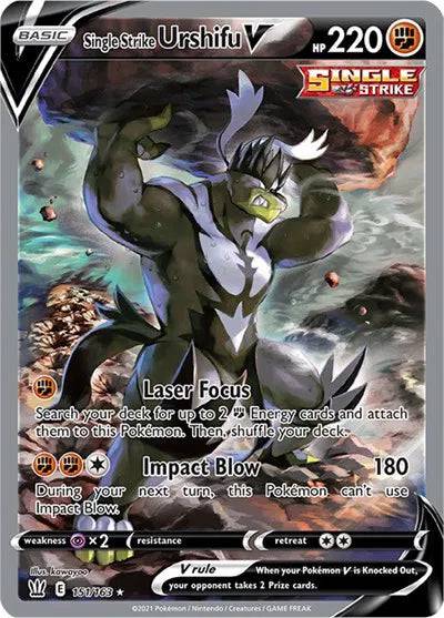 Single Strike Urshifu V 151/163 - Battle Styles - Holofoil