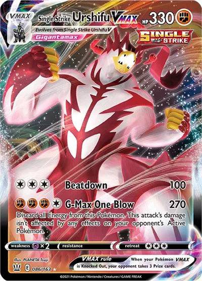 Single Strike Urshifu VMAX 086/163 - Battle Styles - Holofoil