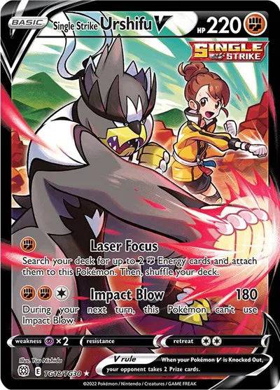 Single Strike Urshifu V TG18/TG30 - Brilliant Stars Trainer Gallery - Holofoil