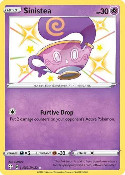 Sinistea SV052/SV122 - Shining Fates: Shiny Vault - Holofoil