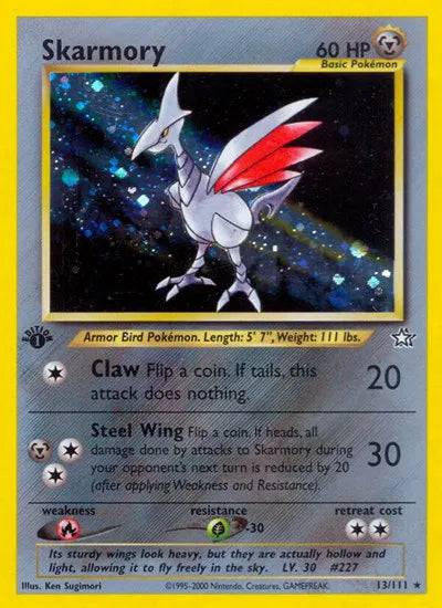 Skarmory 13/111 - Neo Genesis (First Edition) - Holofoil