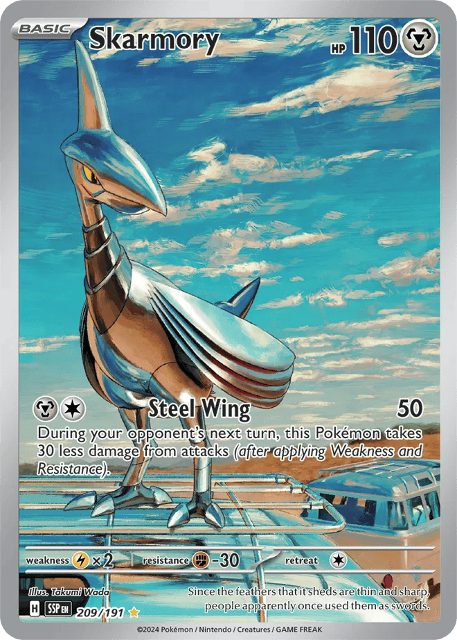 Skarmory 209/191 - Surging Sparks - Holofoil