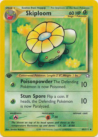 Skiploom 49/111 – Neo Genesis (1st Edition) – Normal