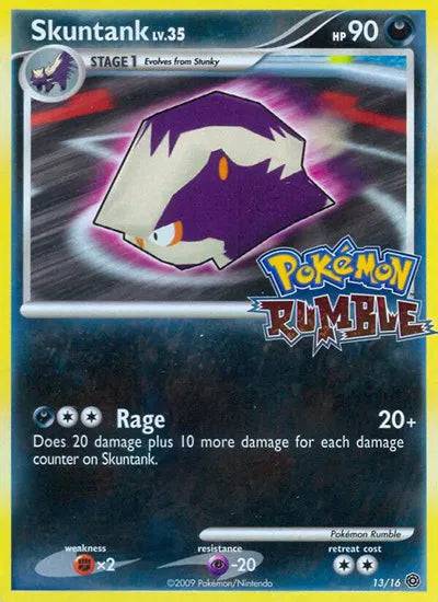 Skuntank Lv.35 13/16 - Rumble - Holofoil
