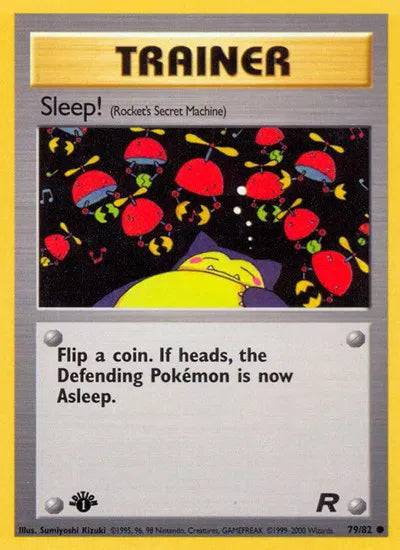 Sleep! 79/82 - Team Rocket (Unlimited) - Normal