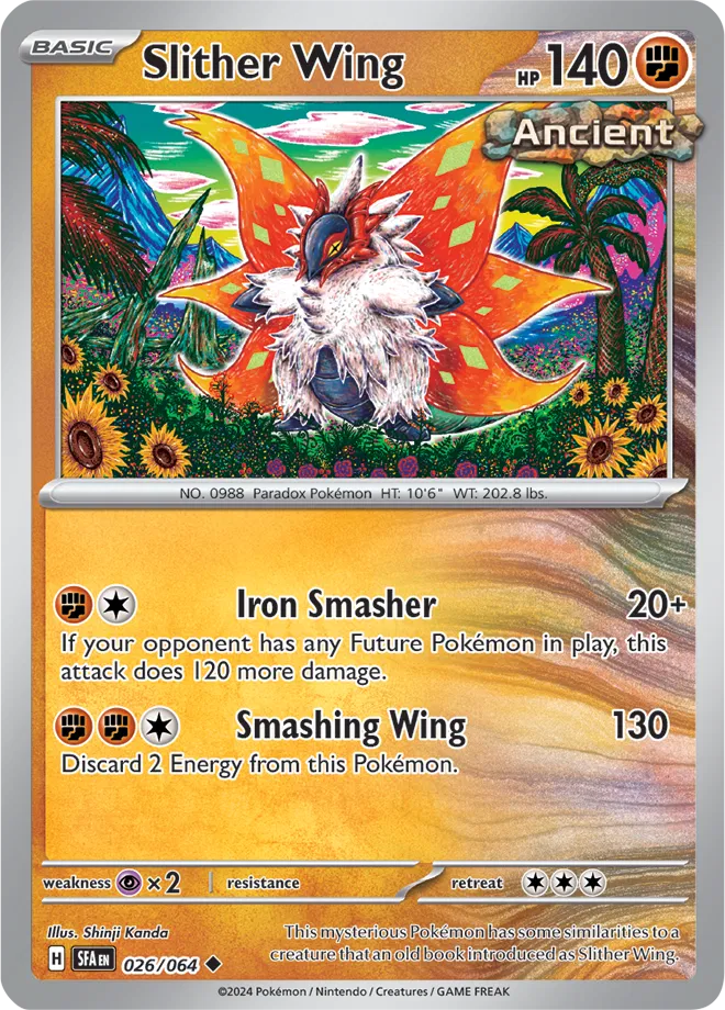 Slither Wing 026/064 - Shrouded Fable - Reverse Holofoil