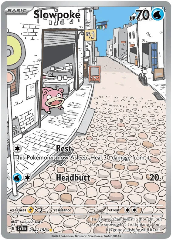 Slowpoke 204/198 - Scarlet & Violet - Holofoil