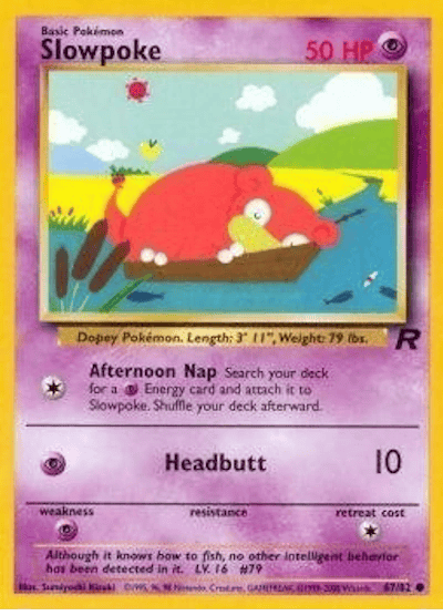 Slowpoke 67/82 - Team Rocket (Unlimited) - Normal