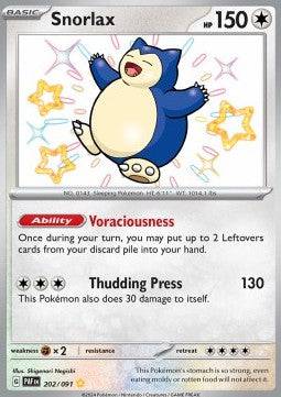 Snorlax 202/091 - Paldean Fates - Holofoil