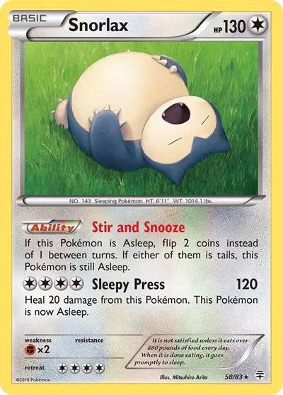 Snorlax 58/83 - Generations - Normal