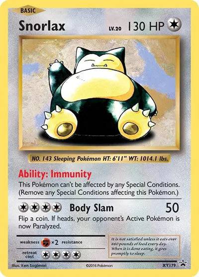 Snorlax XY179 - XY Promos - Holofoil
