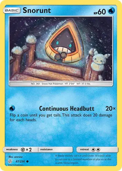 Snorunt 47/236 - Cosmic Eclipse - Reverse Holofoil