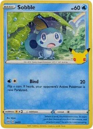 Sobble 24/25 - McDonald's 25th Anniversary Promos - Holofoil