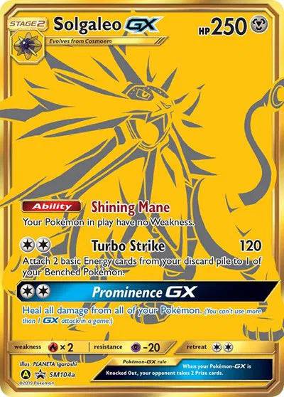 Solgaleo GX SM104a - Sun & Moon Promo - Holofoil