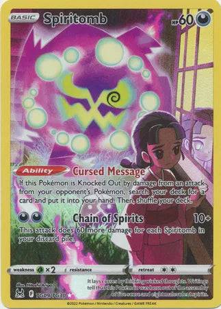 Spiritomb TG09/TG30 - Lost Origin Trainer Gallery - Holofoil