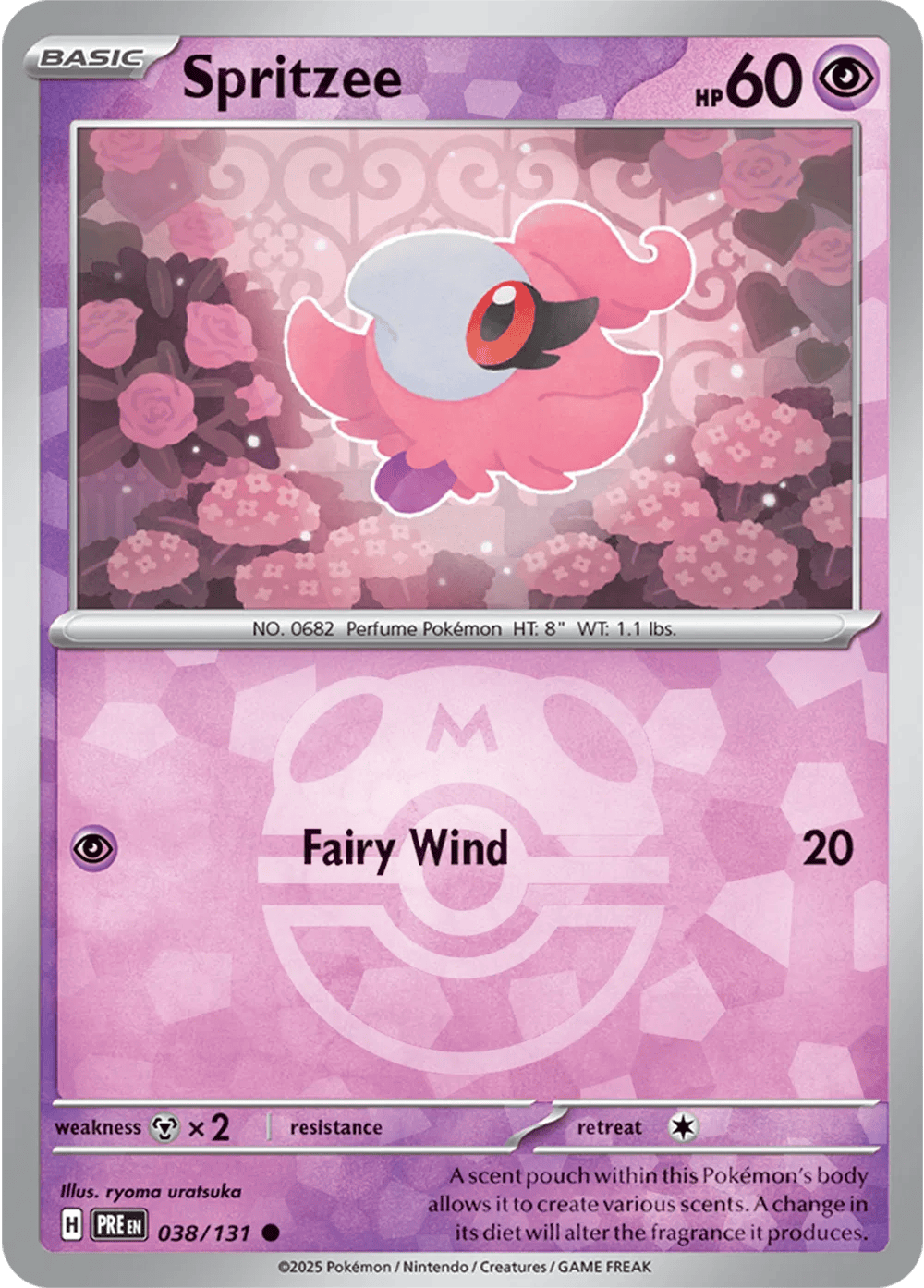 Spritzee 038/131 - Prismatic Evolutions - Master Ball Pattern