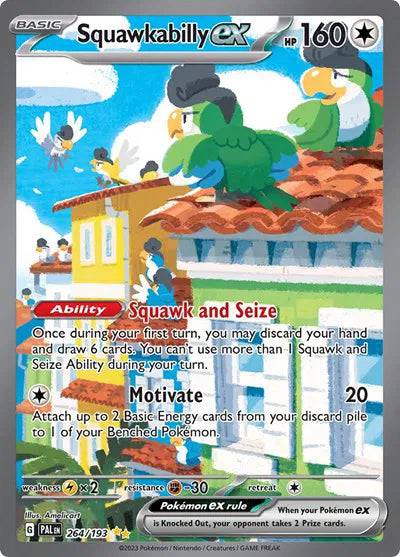 Squawkabilly ex 264/193 - Paldea Evolved - Holofoil