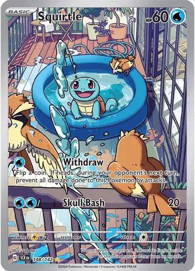 Squirtle 148/142 - Stellar Crown - Holofoil