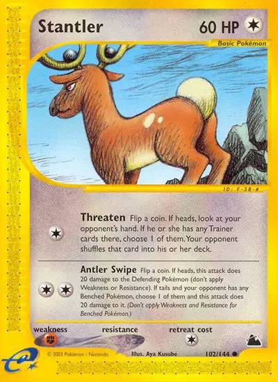Stantler 102/144 - Skyridge - Normal