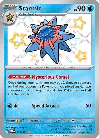 Starmie 119/091 - Paldean Fates - Holofoil