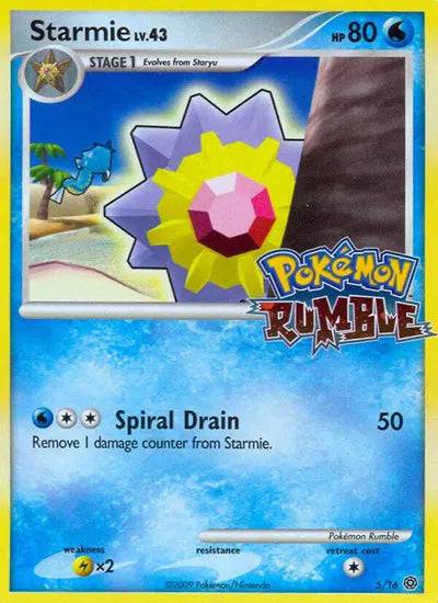 Starmie Lv.43 5/16 - Rumble - Holofoil
